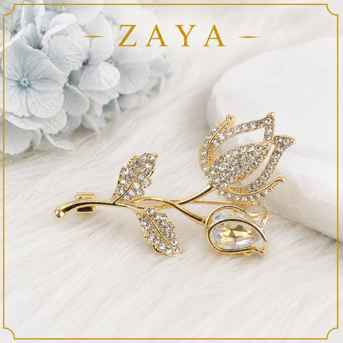 گلسینه طرح گل و غنچه_ برند ZAYA