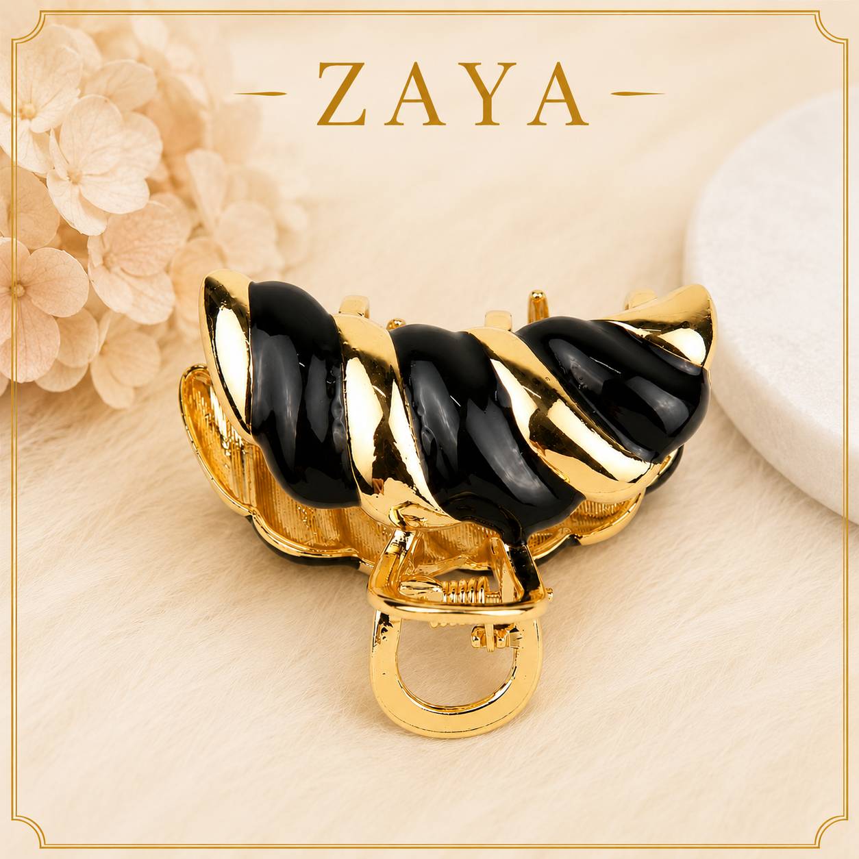 کلیپس مو طرح میناکاری_  برند ZAYA