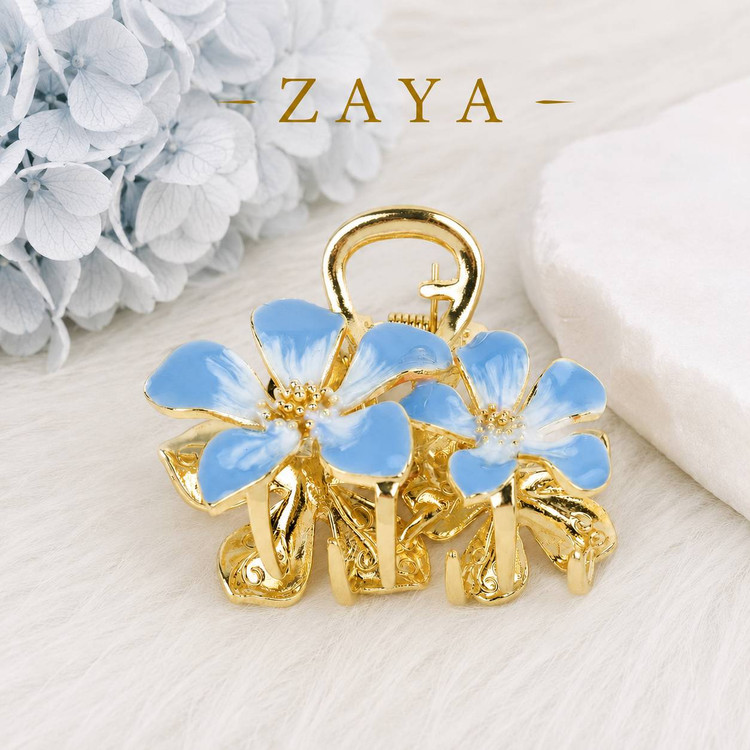 کلیپس مو طرح گل _ برند ZAYA
