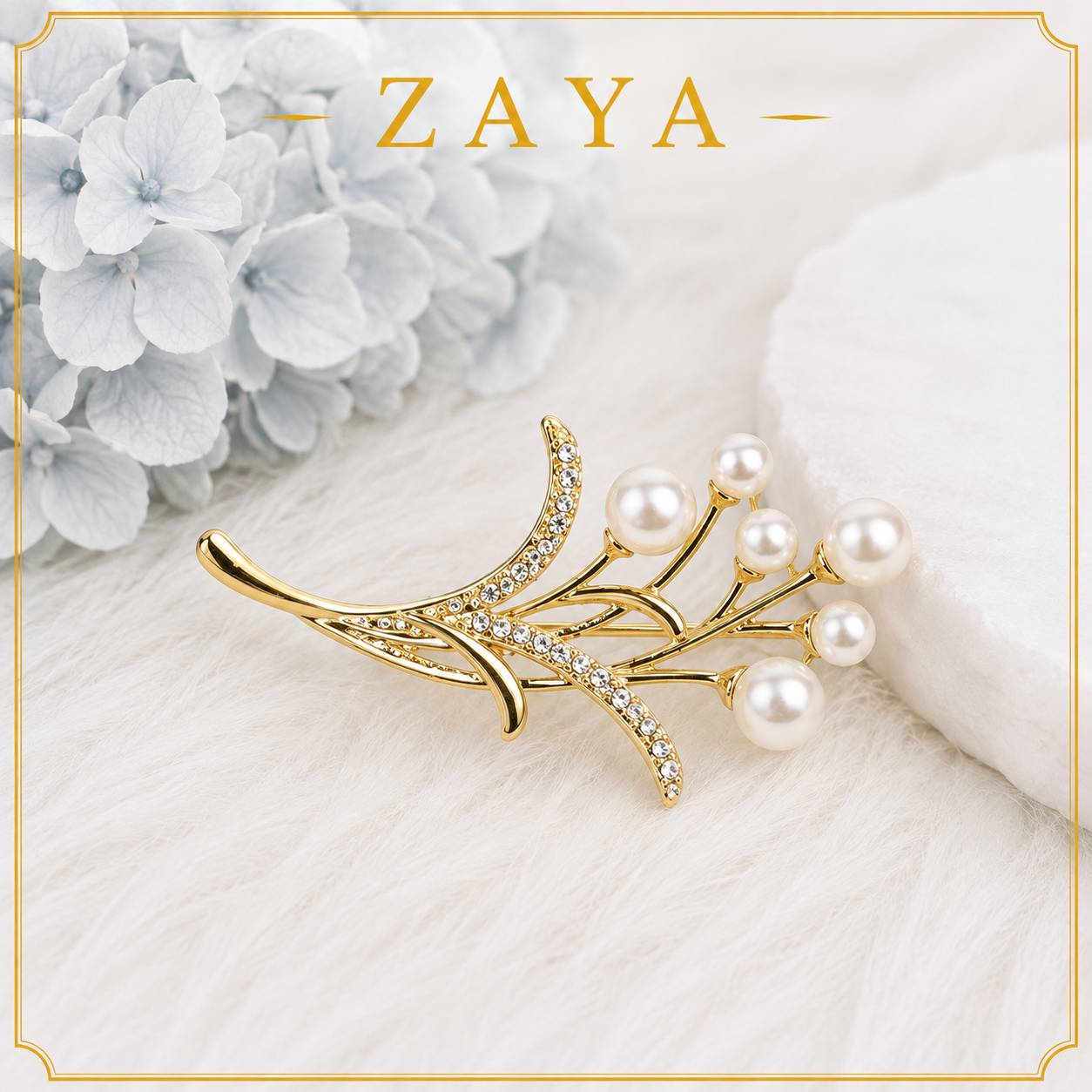 گلسینه طرح خوشه مروارید 2_ برند ZAYA