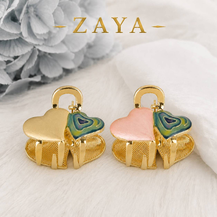 کلیپس مو طرح قلب_ برند ZAYA