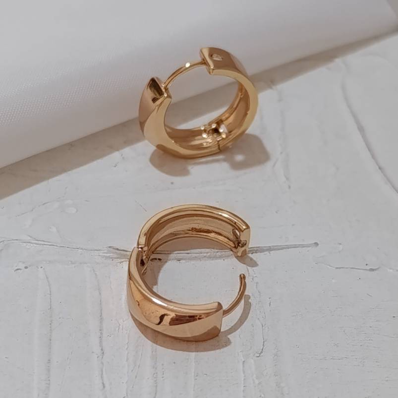 گوشواره حلقه ای آینه ای ژوپینگ