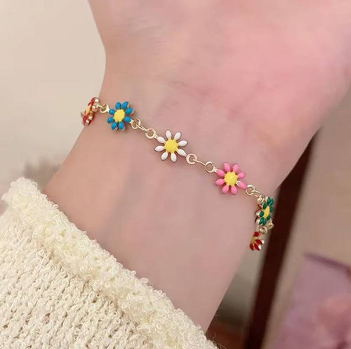 دستبند گل بابونه